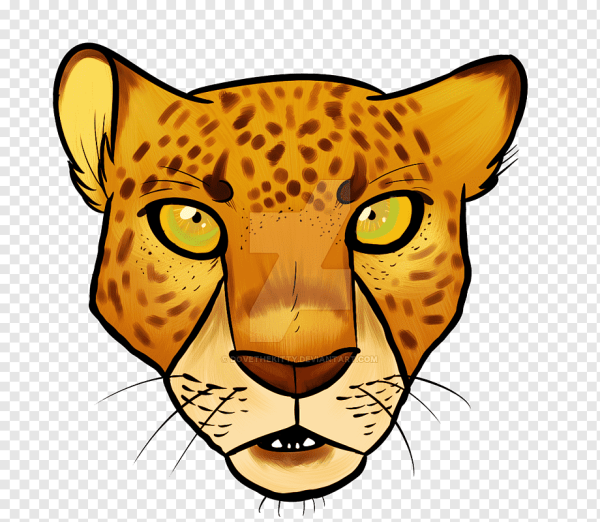 Голова леопарда