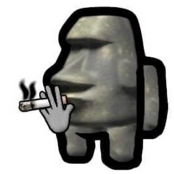 Моаи Стоун Мем эмодзи