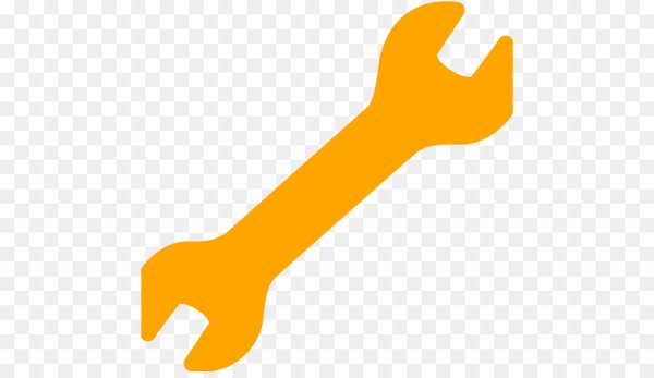 Гаечный ключ мультяшный