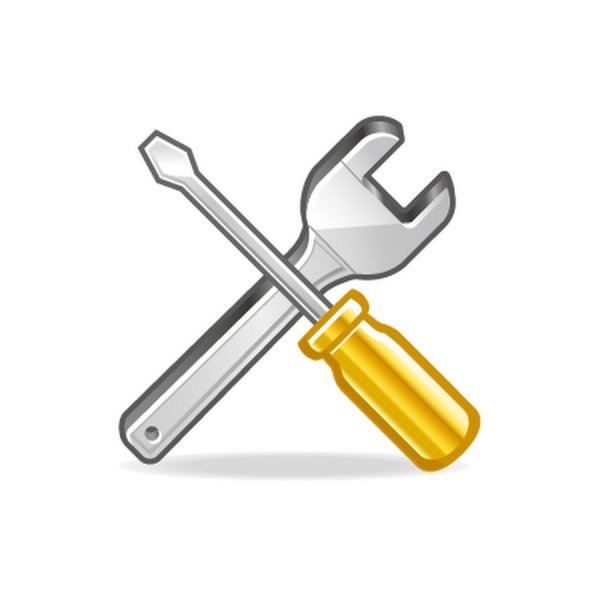 Ключ и отвертка логотип