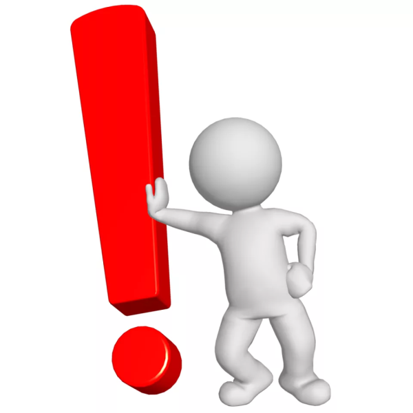 Человечек внимание