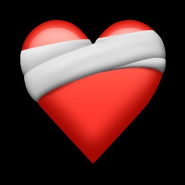 ЭМОДЖИ перебинтованное сердце