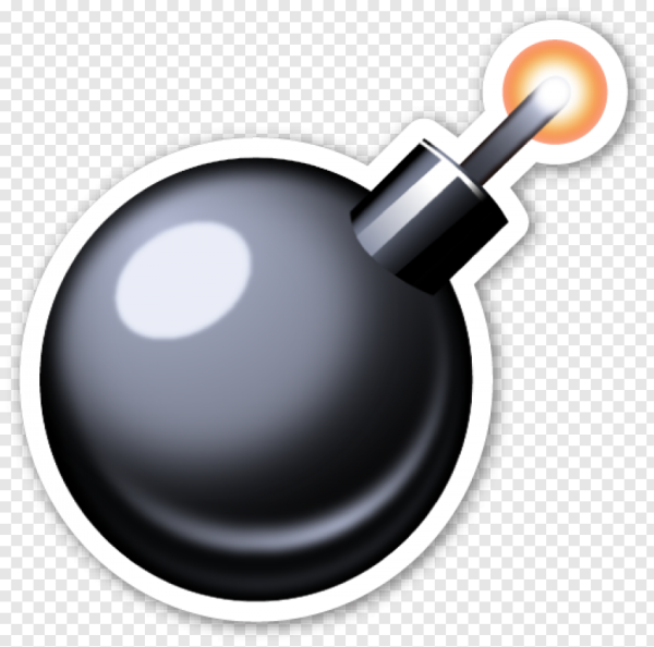 Бомбочка эмодзи