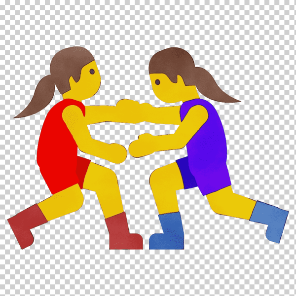 Борьба на прозрачном фоне