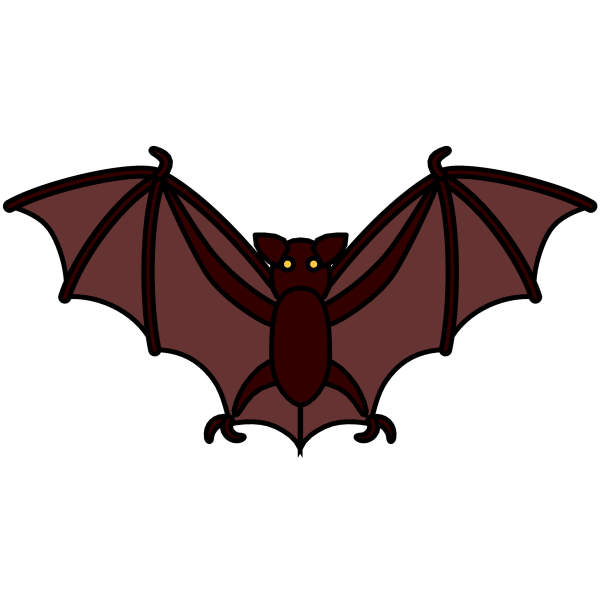 Смайлик летучая мышь