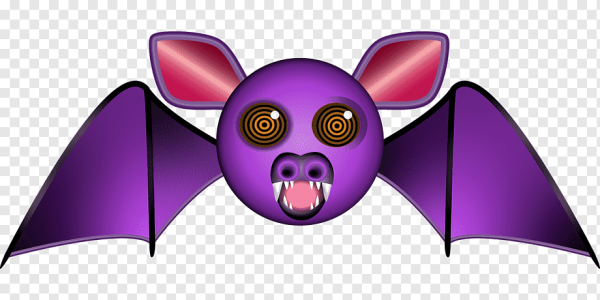 Эмодзи летучая мышь