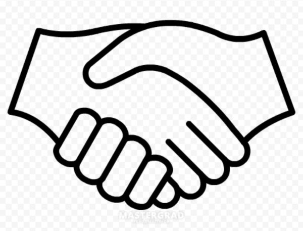 Смайлик пожимающий руки