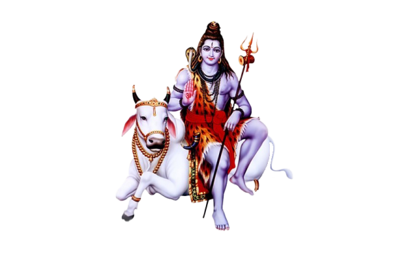 Шива на прозрачном фоне