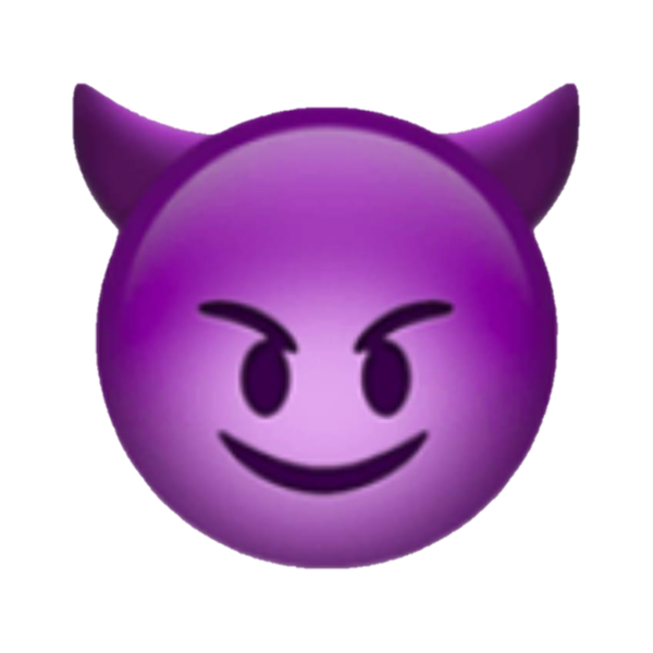 Смайлик демона айфон