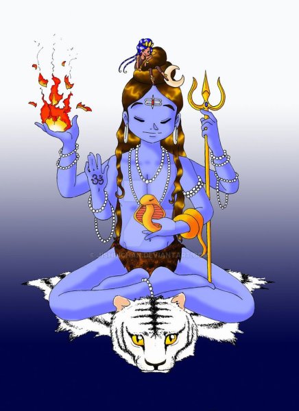 Бог Шива эскиз