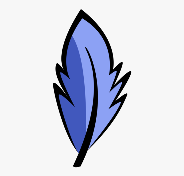 Перо мультяшный без фона