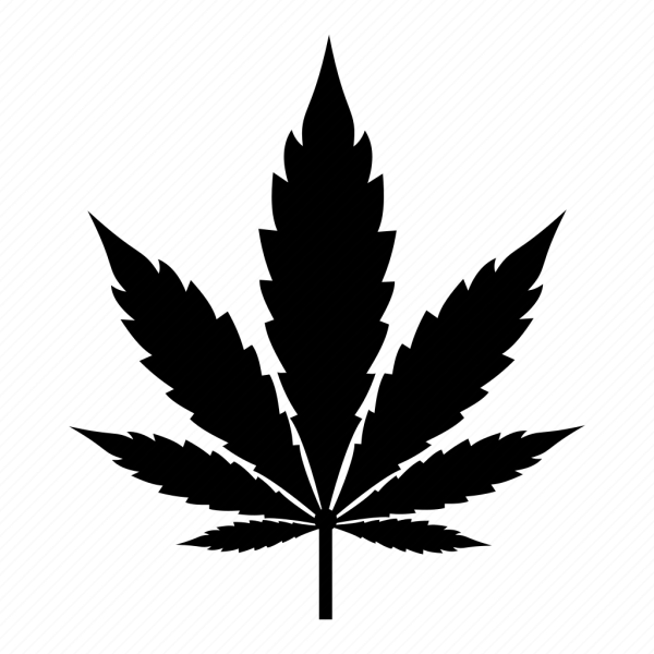 Лист марихуаны векторный
