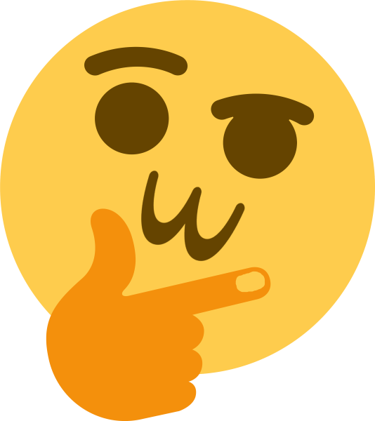 Думающий смайлик