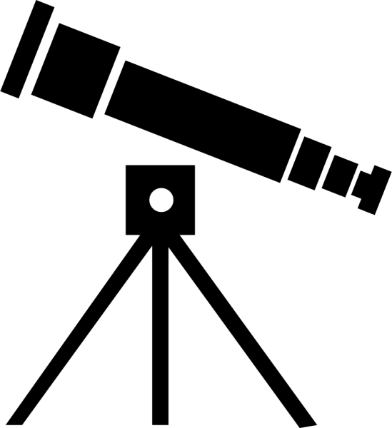 Телескоп иконка