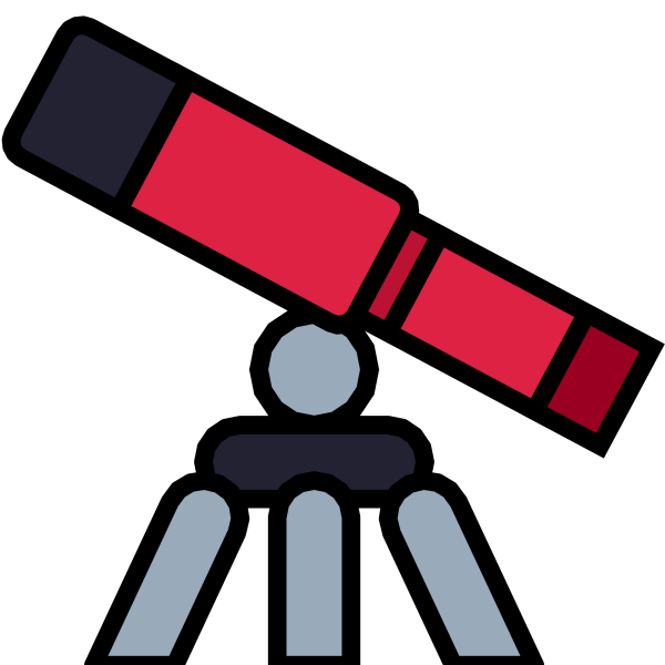 Подзорная труба пиктограмма