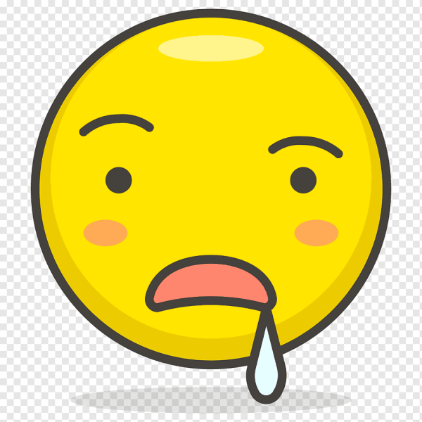 Смайлик с капающей слюной