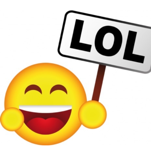 Смеющийся смайлик ЛОЛ