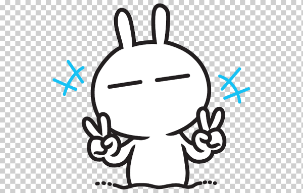 Гиф зайца Tuzki