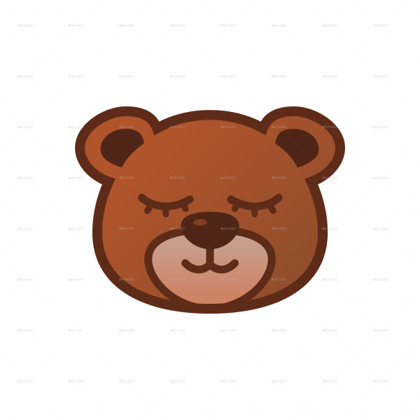 Эмодзи медведь