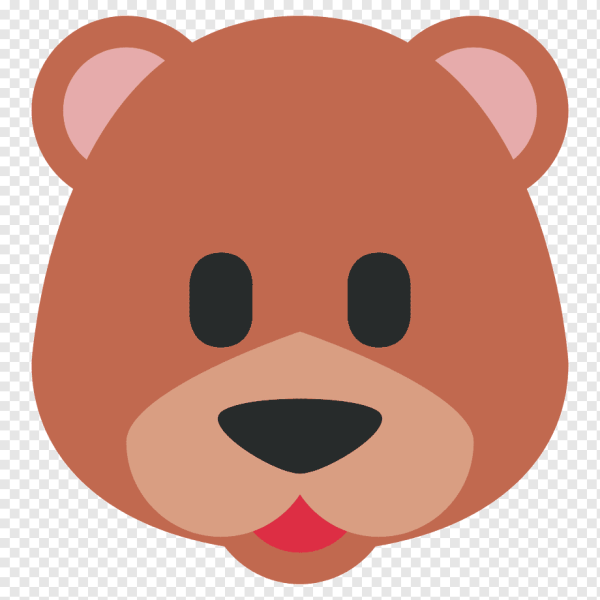 Медведь стикер
