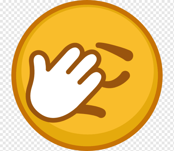 Смайлик рука лицо