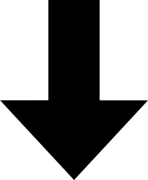 Стрелка сверху вниз