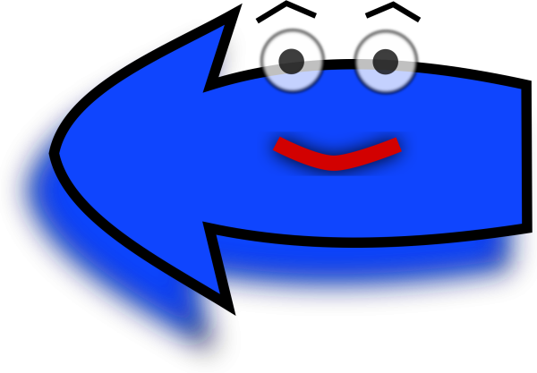 Стрелочка мультяшная