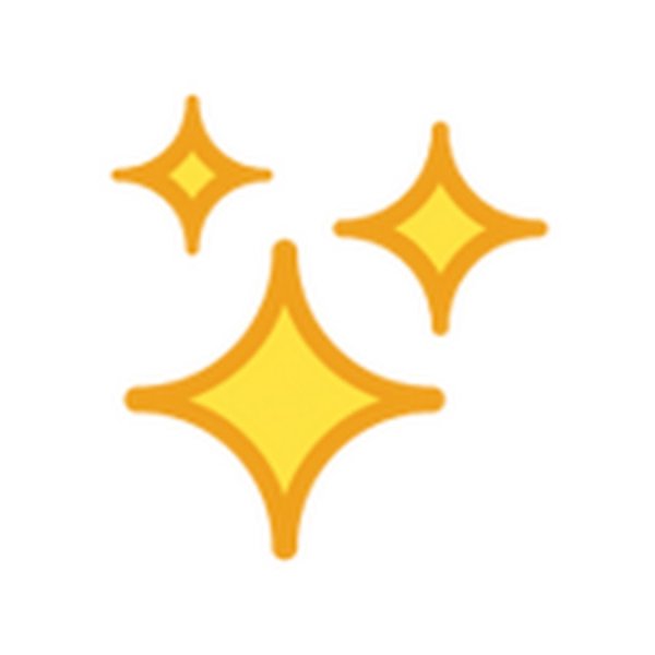 Эмодзи блестки