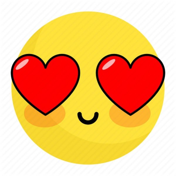 Влюбленный смайлик