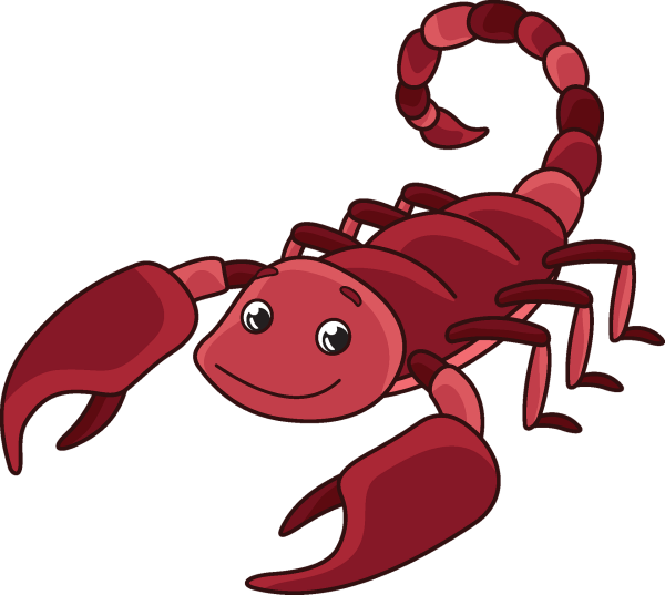 Скорпион мультяшка