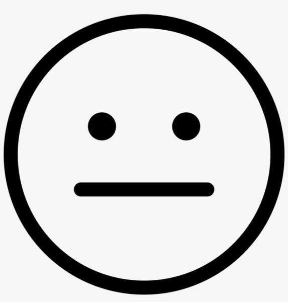 Безразличный смайлик