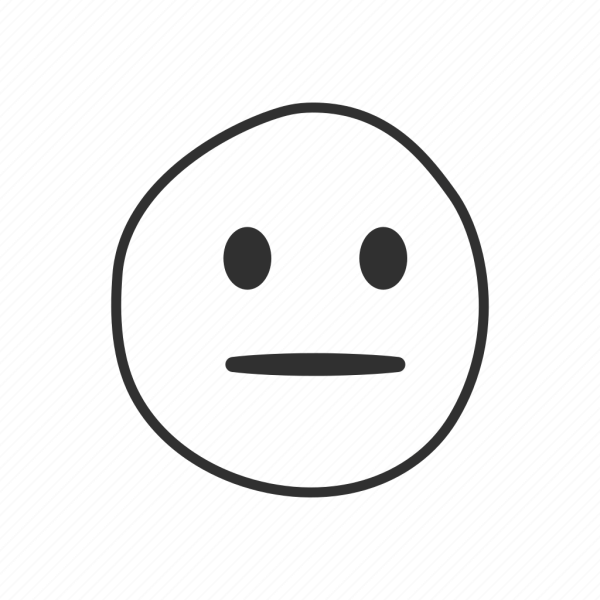 Нейтральный смайлик