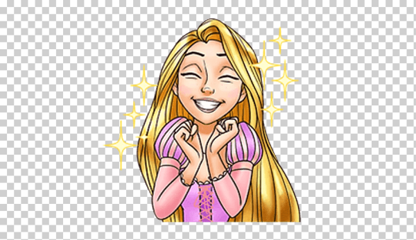 Стикеры Рапунцель