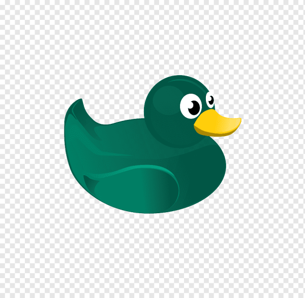 Зеленая утка