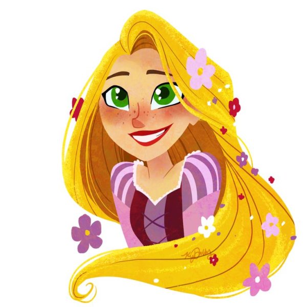 Рапунцель Стикеры на русском