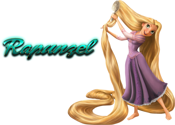 Принцессы Диснея Рапунцель выглядывает
