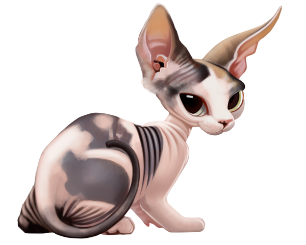 Сфинкс мультяшный