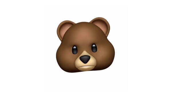 Смайлик медведь айфон