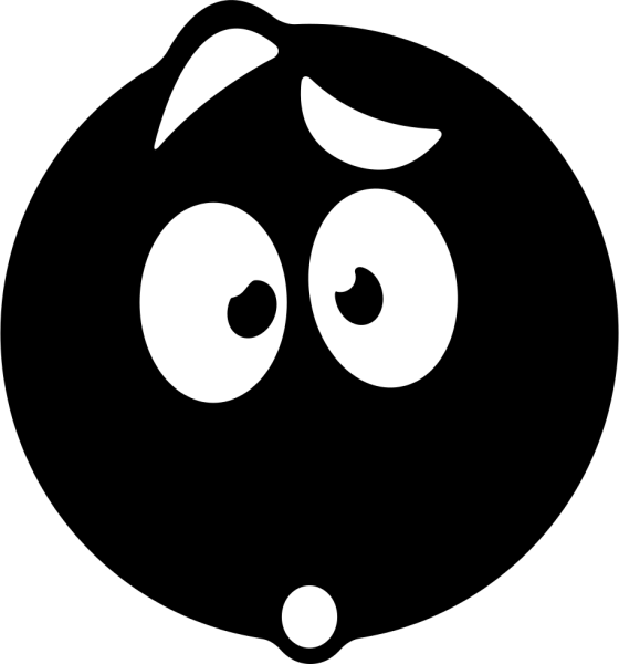 Удивленный смайлик