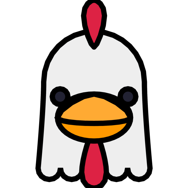 Смайлик эмодзи курица