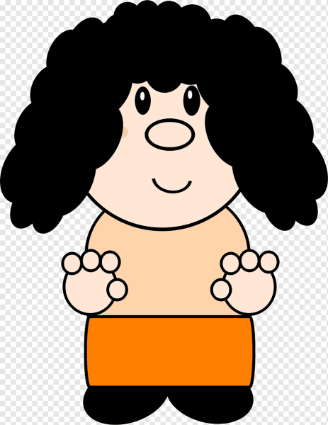 Смайлик с кудряшками