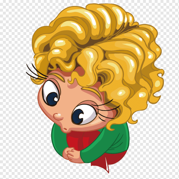 Мультяшные кудрявые девочки