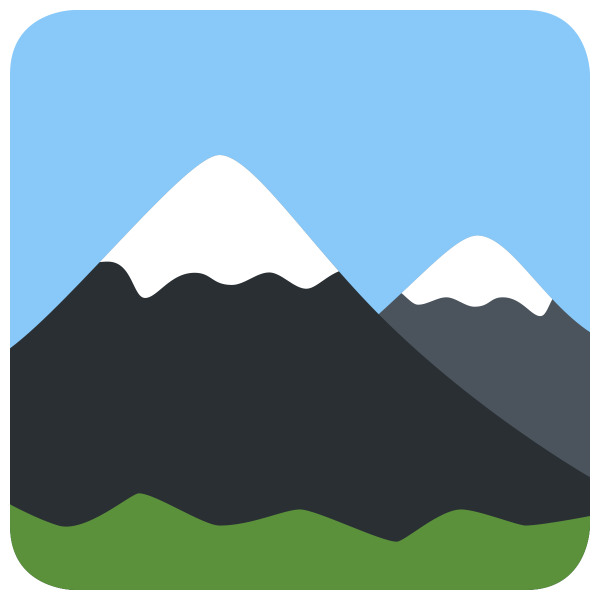 Горы без фона