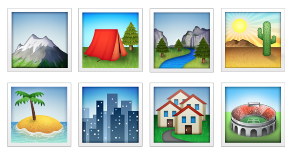 ЭМОДЖИ природа