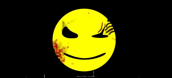 Маска Кровавый смайлик