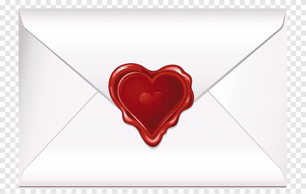 Конверт с сердечком