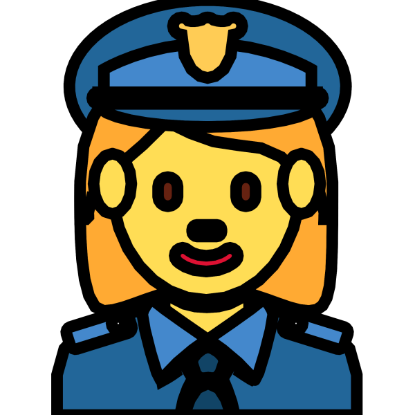 Эмодзи полиция машина