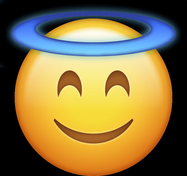 Смайл с нимбом