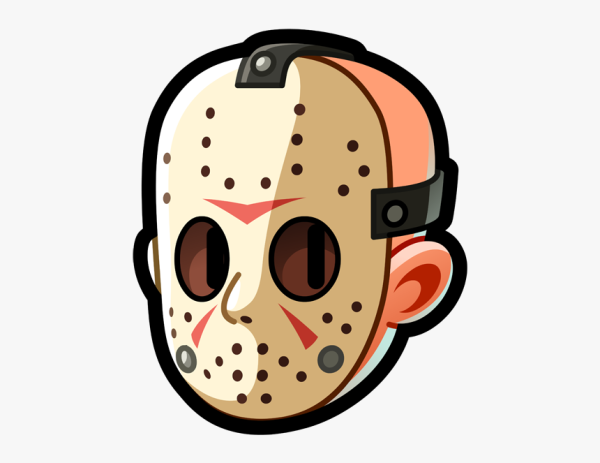 Маска Джейсона Вурхиса без фона