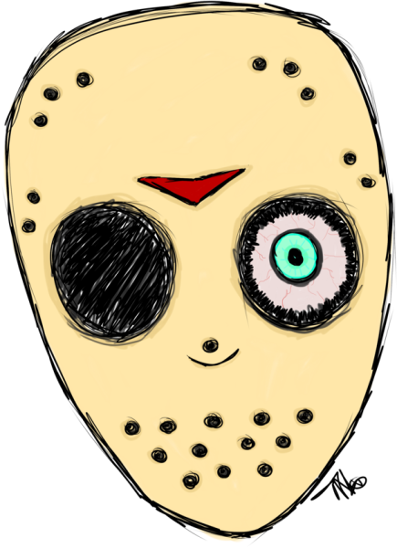 Джейсон Вурхис маски раскраска